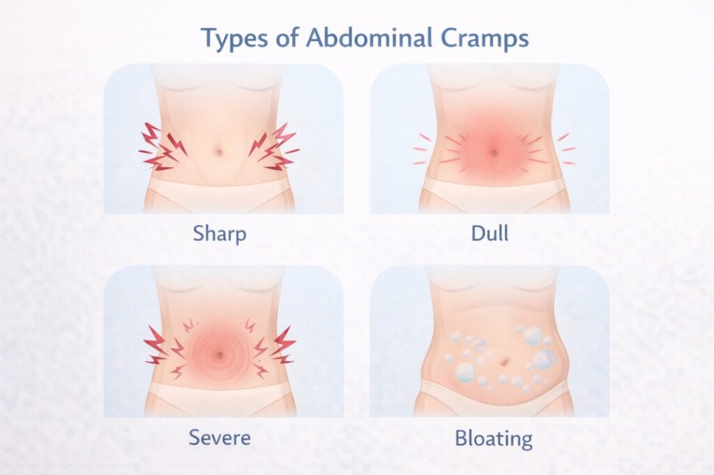 bad cramps no period